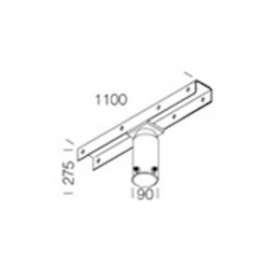 Accessoire 60 Etrier Pour Poteau Zingue|Disano-ZON99790100