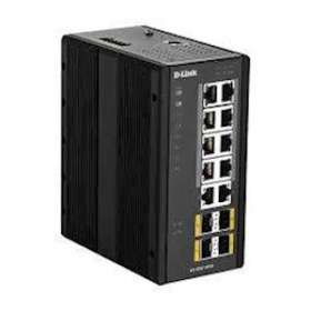 Switch Manageable POE Smart L2 Industriel 14 ports - 10 ports Gigabit + 4 SFP|Dlink-DLKDIS300G14PSW