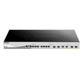 Switch Smart+ 8 ports 10 Giga cuivre + 2 ports 10 Giga SFP+ + 2 ports 10 Giga|Dlink-DLKDXS121012TC