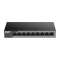 Switch 8 ports PoE 10/100Mbps longue distance & 1 port Gigabit