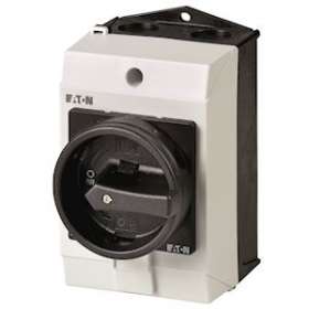 Inter. général, 2 P, 20 A, 90DEG, verrouillable en position 0, en saillie|Eaton industries-EONT0-1-102-I1-SVB-SW