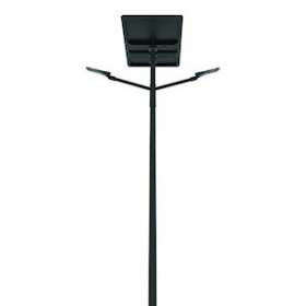 Lampadaire solaire GLPRO DUAL50 2x7500lm 2x50W 3000K Li 58,5Ah/25,6V Mât 4m.Cr|Artlux-ARX114050