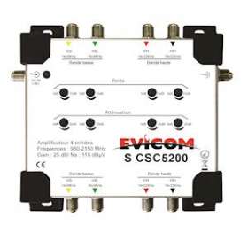 Amplificateur de tête pour cascadable 4 polarisations|Evicom-EVCSCSC5200