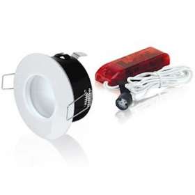 Marina - Kit enc. LED IP65 SDB GU5,3 5W 38DEG 830 BL + transfo TBTS & 1m|Aurora-ABIAL13110KT