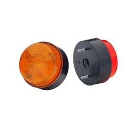 KMLED 75 ROND ORANGE 115/230VCA 12 LED IP67|-MKM98311