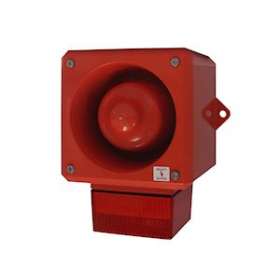 YL50/N50/R/RF/WR - COMBINE SIRENE/FLASH 230VCA ROUGE 5J 112dB IP66|-MKM204646