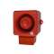 YL50/N50/A/RF/WR - COMBINE SIRENE/FLASH 230VCA ORANGE 5J 112dB IP66