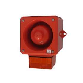 YL50/N50/A/RF/WR - COMBINE SIRENE/FLASH 230VCA ORANGE 5J 112dB IP66|-MKM204627