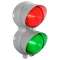 TLINE : feu de signalisation bicolore rouge/vert IP66 120/240VAC