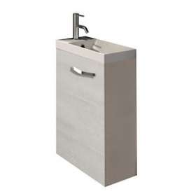 Meuble Lave-mains ESPACE WC L400 1 porte réversible - Razor Blanc|Neoform industries sas-UIDA2346708