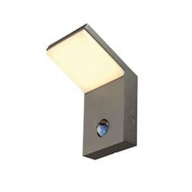 ORDI S, applique LED, anthracite, 3000K, 9W, avec détecteur de mouvement|SLV-DC5232915