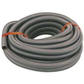 Raccord flexible armé PVC gris, D40, livré en couronne longueur 20 mètres|Valentin-VA281060009300