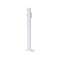 Poteau fixation hors cloison H. 970 mm, pour barre relevable, tube acier blanc