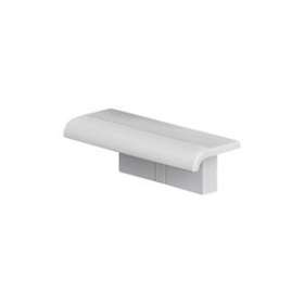 Tablette douche à clipser, 97 x 230 x 78 mm, ABS blanc|Pellet asc-PT4047735