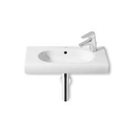 meridian-n lavabo compact 600x320 percé droite blanc|Roca france-ROAA32724T000