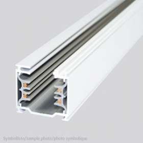 Rail 3 phases 3000mm carré blanc LxlxH: 3000x36x33mm|Planlicht-AH4676003WS