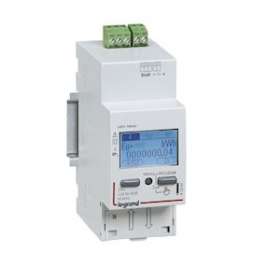 Compteur monophasé EMDX³ non MID raccordement direct 63A -2 modules sortie RS485|Legrand-LEG412081