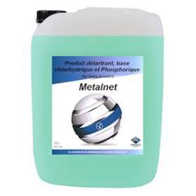 METALNET 20 L PRODUIT DÉTARTRANT BASE CHLORHYDRIQUE ET PHOSPHORIQUE|Progalva-PGA4100