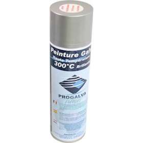 PEINTURE GALVA BRILLANTE 650/400 ML DE 1 A 24 L'AEROSOL|Progalva-PGA5438