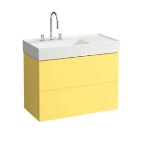 lavabo asym. d kartell 90 nrbr|Roca france-ROAH8103380201121