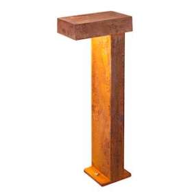 RUSTY PATHLIGHT 70, borne extérieure, fonte rouillée, LED, 8,9W, 3000K, IP55|SLV-DC51001824