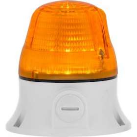 Microlamp LED: balise LED - fixe/clignotant - orange - IP54 - 90/240vac|Sirena-ENA38622