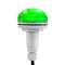 Feu led encastrable P50 S vert 12/24VCACC IP66 miltifonction presse-étoupe M12