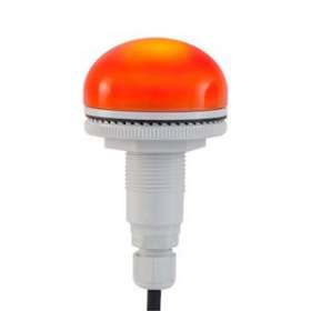 Feu led encastrable P50 S orange 12/24VCACC IP66 miltifonction presse-étoupe M12|Sirena-ENA91322