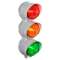 TLINE : feu de signalisation tricolore rouge/orange/vert IP66 120/240VAC