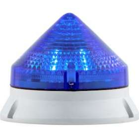 CTL900 LED, feu fixe/clignotant, IP54, V12/24ACDC, diam 90mm, base grise|Sirena-ENA38701