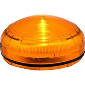 Mline: feu LED org - fixe/clignotant/stroboscopique - lentille striée - IP66|Sirena-ENA90822