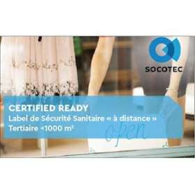 Label de Sécurité Sanitaire 'à distance' - Tertiaire entre 500 et 1000m²|-SOQSOCEQT32