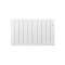 Radiateur Chaleur douce Bilbao 3 horizontal blanc 1250W