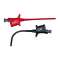 Jeu de 2 grips roug / noir 160mm doubl. isol. 1000V dc rouge / noir