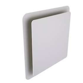 Bouche Haelix carrée blanche réglable D125mm|Ubbink-UBB188061