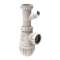 Siphon lavabo, prises machine ou trop plein, réglable 92/136 mm, sortie D32,NF