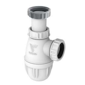 Siphon lavabo bi-matière-joint intégré, réglable, sortie D32 NF|Valentin-VA261060000100