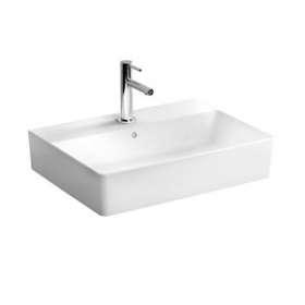 Nuo lavabo, 60 cm, avec trop-plein, mural|Vitra France-GIR7432B0030001