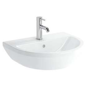 Integra lavabo rond, 55 cm, avec trou de robinet, sans trop-plein|Vitra France-GIR7067L0030041