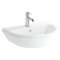 Integra lavabo rond, 60 cm, avec trou de robinet, sans trop-plein