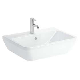 Integra lavabo carré, 65 cm, avec trou de robinet, sans trop-plein|Vitra France-GIR7051L0030041