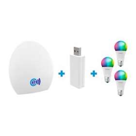 Pack ambiance: 1 cont. EC2 + Clé ZigBee + 3 sources ZigBee|Energeasy connect - Druise-RXCPACKEC2ZB