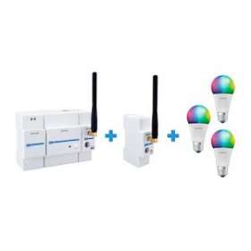 Pack modulaire: 1 cont. ECM2 Kit ZW + Module ZigBee + 3 sources ZigBee|Energeasy connect - Druise-RXCPACKECM2ZB