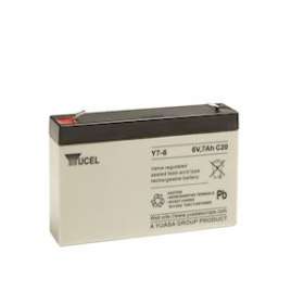 Batterie stationnaire étanche au plomb gamme ECO 7Ah 6V - bac standard|Yuasa-YUAY7-6