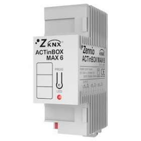 ACTinBOX MAX 6. Actionneur multifonction KNX - 6 sorties|Zennio avance y tecnologia-ZNNZN1IO-AB60