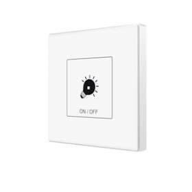 Interrupteur capacitif Square TMD 1 bouton. Capteur Température.|Zennio avance y tecnologia-ZNNZVI-SQTMD1-CUS