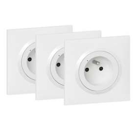 Pack 3 prises de courant connectées dooxie with Netatmo - blanc|Legrand-LEG600698