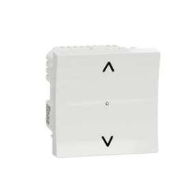 Wiser Unica - interrupteur volet-roulant - 4A - zigbee - blanc - méca seul|Schneider Electric-SCHNU350818W