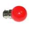 B22 - Lampe B22 LED SMD Rouge ø 45-47mm 230V