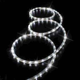 ROPE- Cordon 44m - 30LED/m - Blanc pétillant blanc - coupe 1m - 230V|Festilight-FEH170W44H-1